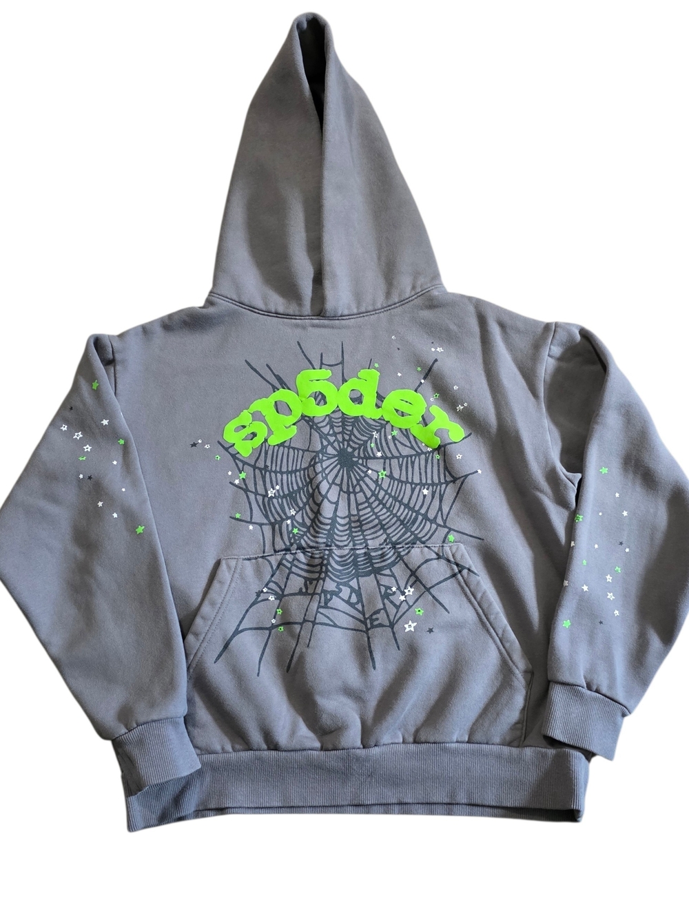 Sp5der Grey Hoodie